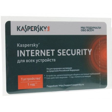 Kaspersky Internet Security Multi-Device Russian Edition. 1-Device 1 year Card